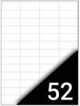 FORTUNA Etikett FORTUNA 52, 5x21, 2mm univerzális 5200 címke/doboz 100 ív/doboz - forpami