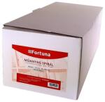 FORTUNA Iratspirál műanyag FORTUNA 14mm 81-100 lap fekete 100/dob - forpami