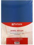 FORTUNA Hátlap FORTUNA A/4 230g matt bőrhatású kék 100/dob (FO00105)