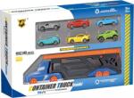 Felyx Toys Transportor autoFelyx Toys - Cu platforma de ridicare și 6 mașini (ZY1237861)