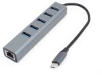 Thunder Germany Thunder HBC-06, USB-C átalakító 6in1 + Gigabit Ethernet (739-C3105)