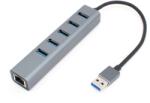 Thunder Germany Thunder HBA-06, USB-A átalakító 6in1 + Gigabit Ethernet (740-U3105)
