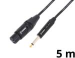 Thunder Germany Thunder CX40-5 mikrofonkábel (6, 3 mm Jack - XLR mama) - (5 m) (1385_MQ1)