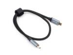 Thunder Germany Thunder UCT-05 (USB-C - USB-C) 100W, 10 Gbps, Gyorstöltő (0, 5m) (838-C3005)