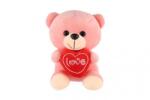 Teddies Mackó szívvel plüss 19 cm (TD00800135)