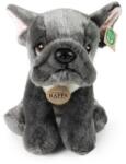 Rappa Francia bulldog ülő plüss kutya 30 cm KÖRNYEZETBARÁT (RP208926)