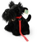 Rappa Plüss kutya schnauzer pórázzal 30 cm ECO-FRIENDLY (RP241251)