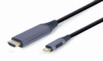 Gembird USB Type-C - HDMI 4K adapter kábel 4K 60 Hz 1, 8m [CC-USB3C-HDMI-01-6]