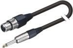 Soundsation BMCJX-10BK - Cablu microfon, XLR mama - jack 6.3 mm, lungime 10 metri