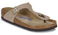 Birkenstock Lábujjközös papucsok Gizeh Soft Footbed Bézs 39