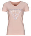 Guess Rövid ujjú pólók VN PYTHON TRIANGLE Rózsaszín EU XS