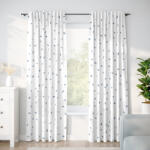 Goldea draperie 100% bumbac - afine 160x150 cm