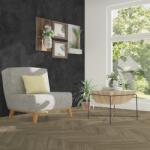 Falquon Parchet SPC The Floor Herringbone 6 mm Stejar ton mediu P6002