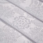 Takoy Pliszírozott bokát/ hagyományos népviselethez való anyag fehér - minta 2