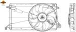 NRF ventilátor, motorhűtés NRF 470112 (470112)
