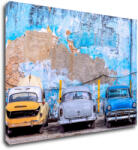 Impresi Tablou Old blue cars - 70 x 50 cm