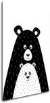 Impresi Obraz Bear black - 20 x 30 cm Decoratiune camera copii