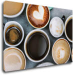 Impresi Tablou Coffee types - 90 x 60 cm