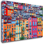 Impresi Tablou Colorful houses - 90 x 60 cm