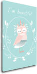 Impresi Obraz I'm beautiful owl - 20 x 30 cm Decoratiune camera copii