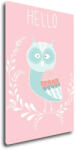 Impresi Obraz Hello owl - 20 x 30 cm Decoratiune camera copii