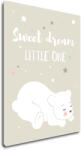 Impresi Obraz Sweet dream light green - 30 x 40 cm Decoratiune camera copii