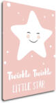 Impresi Obraz Pink twinkle twinkle little star - 30 x 40 cm Decoratiune camera copii