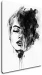 Impresi Tablou Woman black and white ilustration - 70 x 90 cm