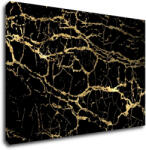 Impresi Tablou Marble black and gold - 60 x 40 cm