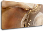 Impresi Tablou Golden Beige Fluid - 90 x 40 cm