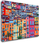 Impresi Tablou Colorful houses - 70 x 50 cm