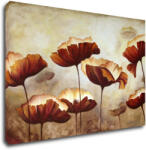 Impresi Tablou Flowers red and yellow - 90 x 60 cm