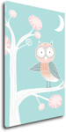 Impresi Obraz Owl on a tree - 20 x 30 cm Decoratiune camera copii