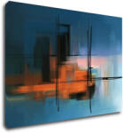 Impresi Tablou Abstract design blue - 70 x 50 cm