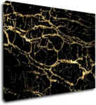 Impresi Tablou Marble black and gold - 70 x 50 cm