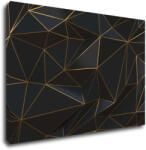 Impresi Tablou Golden triangles abstract - 90 x 60 cm