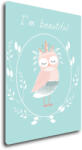 Impresi Obraz I'm beautiful owl - 30 x 40 cm Decoratiune camera copii
