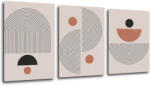 Impresi Tablou Set of abstract - 150 x 70 cm (3-piese)
