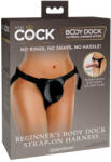 King Cock Elite Beginner's Body Dock - felcsatolható alsó (fekete) (05468870000)
