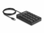 DeLock USB Type-C -billentyűzet 19 billentyűvel (fekete) (12108)