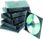 Q-Connect Carcasa slim pentru CD/DVD, 25 buc/set, Q-Connect (KF02210)