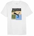 PUMA Tricou cu Mânecă Scurtă Bărbați Puma GRAPHICS Summer Alb Mărime S