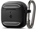 Spigen Rugged Armor AirPods 4 tok, Matte Black, fekete ACS08642 (ACS08642) - spigen