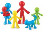 Learning Resources Set 24 de figurine - Familia mea (LER3660)