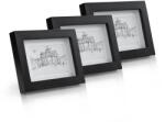 Casa Chic Brighton 10x15 cm 3 db-os fekete képkeret szett (CL-4X6-3-BLK)