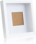 Casa Chic Camden 23x23 cm és 10x10 cm valódi fa képkeret (CL-BOX-23x23-WHT)