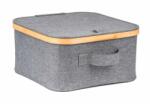 G21 30×30×15 cm bambusz, fedéllel, szürke (UBG21BAM005G)