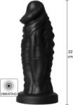 Hidden Desire Extreme Vibrating Devil Monster Dildo Black