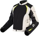 Ozone Flow női motoros kabát fekete-szürke-fluo sárga kiárusítás - motozem - 45 700 Ft