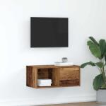 vidaXL antik fa színű szerelt fa TV-szekrény 60x31x25, 5 cm (861450)